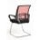 Sillas De Escritorio - Silla Confidente Midi - Rojo