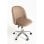 Sillas De Escritorio - Silla Vint Terciopelo Office - Beige
