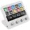 Mars Gaming MSD-PRO Deck de Controlo com 10 Teclas LCD, Painel Tátil, 4 Rodas e Animações Branco