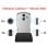 Téléphone portable Artfone A400 4G Basic pour seniors avec bouton SOS, blanc