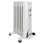 Radiador de aceite Clatronic RA 3735 7 varillas 1500W Blanco termostato ruedas seguridad
