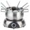 Fondue Set Clatronic FD 3783 Acier Inoxydable 1,2L 1400W pour 8 Personnes