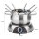 Fondue Set Clatronic FD 3783 Acier Inoxydable 1,2L 1400W pour 8 Personnes