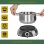 Fondue Set Clatronic FD 3783 Acier Inoxydable 1,2L 1400W pour 8 Personnes