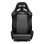 Next Level Racing PRS1 Performance Reclining Baquet Assento para Sim Racing com Suporte Lombar Reclinável e Ajustável Até 38”