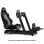 Next Level Racing PRS1 Performance Reclining Baquet Assento para Sim Racing com Suporte Lombar Reclinável e Ajustável Até 38”