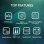Aire acondicionado Hisense KC70BT2B Inverter 6500W WiFi A++/A+ R32 Split Silencioso