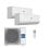 Aire acondicionado Multi Split 2x1 WiFi Bomba de calor R32 A++/A+++ bajo consumo
