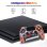 Mando inalámbrico Bluetooth para PS4 Batería 600mAh Vibración Dual Antideslizante