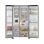 Samsung RS70F65KETEF Frigorífico  640L AI Inverter WiFi Power Cool Dispensador Inox E