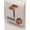 Tostadora Create Toast Retro 2 rebanadas Arena ABS Acero 850W cable 0,8m 6 niveles