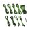 Kit de cables CableMod C-Series PRO ModMesh Corsair RMi/RMx/RM Negro Verde 1,1kg