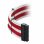 Kit de cables CableMod Classic ModMesh C-Series Corsair RMi/RMx Rojo/Blanco alta pureza 600V
