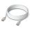 Cable de red Ubiquiti UACC-Cable-Patch-EL-8M-W Cat6 8m RJ45 PoE++ Translúcido Blanco