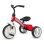 Tricycle QPlay Elite rouge, siège réglable, guidon réglable, roues EVA antidérapantes