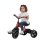 Tricycle QPlay Elite rouge, siège réglable, guidon réglable, roues EVA antidérapantes