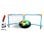 But de football rechargeable avec effet aéroglisseur et lumières LED, bords amortisseurs, 2 buts