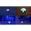 But de football rechargeable avec effet aéroglisseur et lumières LED, bords amortisseurs, 2 buts