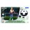 But de football rechargeable avec effet aéroglisseur et lumières LED, bords amortisseurs, 2 buts