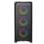 Yeyian VAULT YCM-APVAU-G1 ATX-Gaming-PC-Gehäuse, gehärtetes Glas, schwarzer Stahl, 4 Lüfter