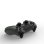 Kinsi Gamepad inalámbrico PS4 Alta Precisión Bluetooth Doble Vibración 600mAh Antideslizante Verde