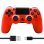 Kinsi Mando inalámbrico Bluetooth Compatible PS4/PC/PS2/PS3 Vibración Dual Batería 600mAh 8h Antideslizante Rojo