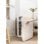 Create Frigorífico Mini Retro 107L R600a Beige/Oro Rosa F
