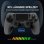 Kinsi Mando inalámbrico Bluetooth Compatible PC/PS2/PS3/PS4 Vibración Dual Batería 600mAh Antideslizante