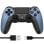 Kinsi Mando inalámbrico para PS4 Bluetooth Batería 600mAh Vibración Dual Ergonomía Antideslizante Negro/Azul