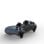 Kinsi Mando inalámbrico para PS4 Bluetooth Batería 600mAh Vibración Dual Ergonomía Antideslizante Negro/Azul