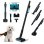Cecotec Scoba 2100 Twice Animal Aspirateur sans fil 210 W Noir + Pumba 6000 Purrfect Meal Smart Vision Distributeur automatique de nourriture pour animaux WiFi avec caméra