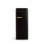 Create Frigorífico Una Puerta Retro 281L 150cm R600a Negro/Oro D