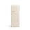 Create Frigorífico Una Puerta Retro 281L 150cm R600a Eco-Friendly Beige/Oro Rosa D