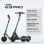Patinete eléctrico Segway Ninebot E3 Pro 25km/h 55km autonomía 400W Gris Plegable