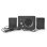 Systeme Audio Nedis GSPR31021BK 2.1 Canaux Subwoofer Haut-Parleurs LED RGB Noir