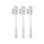 3 Testine di Ricambio per Spazzolino Elettrico Bianche 95x20x20 mm, 33 g