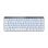 Teclado ottico wireless ASUS ROG Falchion RX Low Profile Layout EN bianco con touchpad