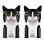 LEGO Schwarz-Weiß-Katzen-Symbole-Set 21349, anpassbare Erwachsenenkollektion