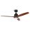 Ventilador de techo Ufesa CFNP 3 aspas madera natural 132cm luz LED regulable 6 velocidades temporizador mando