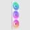 Ventilador Nzxt F420rgb Core Fan Single Frame Blanco