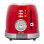 Tostadora Sogo TOS-SS-5460 Acero Inoxidable Roja 850W Doble Ranura Ancha 6 Niveles