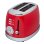 Tostadora Sogo TOS-SS-5460 Acero Inoxidable Roja 850W Doble Ranura Ancha 6 Niveles