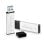 MediaRange MR1903 Clé USB 256 Go USB A 3.2 Gen 1 220 MB/s Tapa Noir Argent