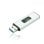 MediaRange MR919 Clé USB 256 Go USB Type A 3.2 Gen 1 100 Mo/s Glissière Noir Argent