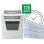 Destruidora Leitz 80020000 Microcorte 10 Folhas 23L Branca Destruidora Leitz 80020000 Microcorte 10 Folhas 23L Branca