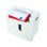 Destruidora de Documentos HSM Shredstar S10 Corte em Tiras 10 Folhas 18L CDs Prateado Branco