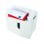 Destruidora de Documentos HSM Shredstar S10 Corte em Tiras 10 Folhas 18L CDs Prateado Branco