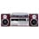 Tocadiscos Trevi TT 1072 DAB Madera Semiautomático Tracción Directa Radio CD Cassette USB SD LCD Altavoces