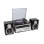 Platenspeler Trevi TT 1072 Direct Drive 3 Snelheden USB/SD Radio CD Cassette Zwart Zilver