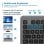 Clavier Ewent EW3296 Slim Sans Fil Rétroéclairé Bluetooth QWERTY